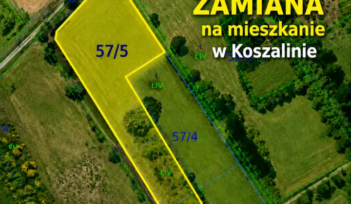 Działka inwestycyjna Koszalin Kretomino
