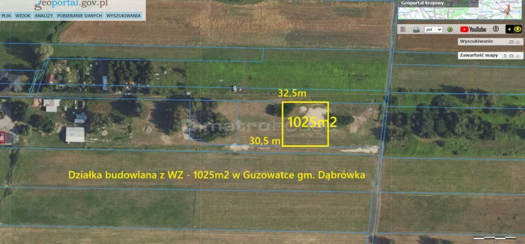 Działka budowlana Guzowatka. Zdjęcie 2