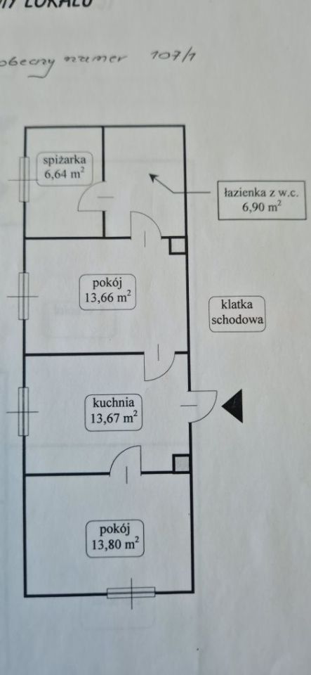 Mieszkanie 2-pokojowe Głuchów Górny. Zdjęcie 1