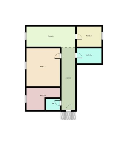 Mieszkanie 3-pokojowe Kraków Nowa Huta, os. Centrum B. Zdjęcie 5