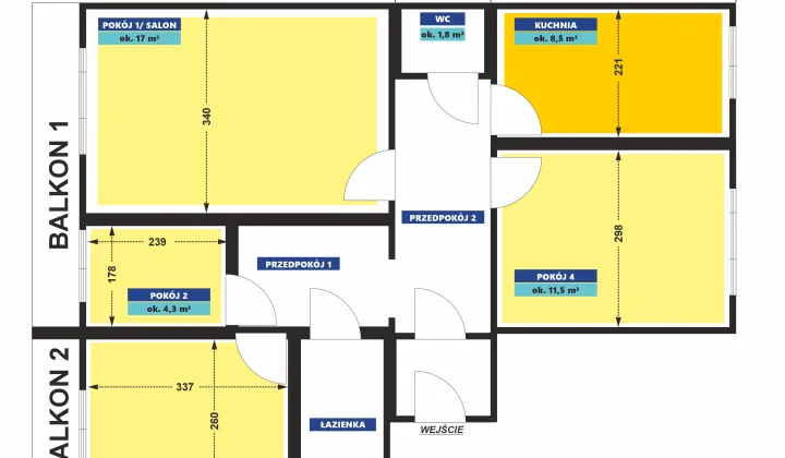 Mieszkanie 4-pokojowe Stalowa Wola, ul. Komisji Edukacji Narodowej