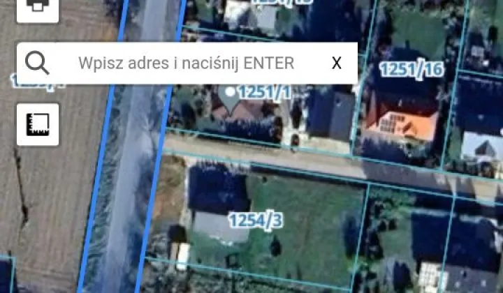 Działka budowlana Terebela