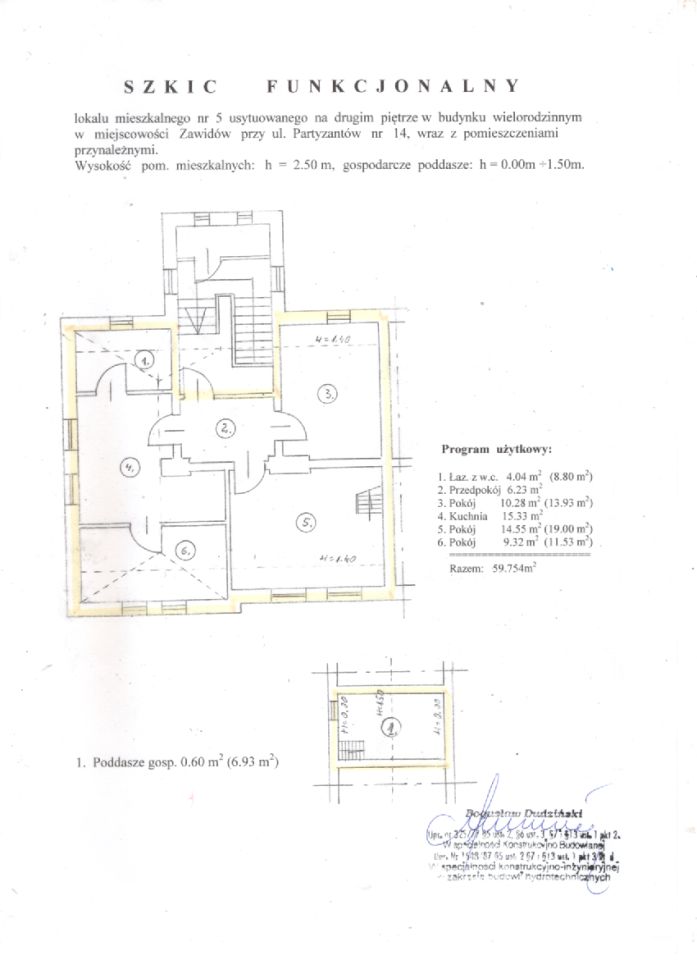 Mieszkanie 3-pokojowe Zawidów, ul. Partyzantów