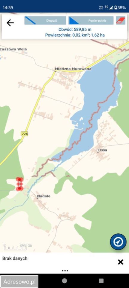 Działka rolno-budowlana Nadole. Zdjęcie 2