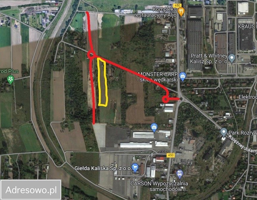 Działka inwestycyjna Kalisz Rypinek, ul. Księżnej Jolanty. Zdjęcie 2