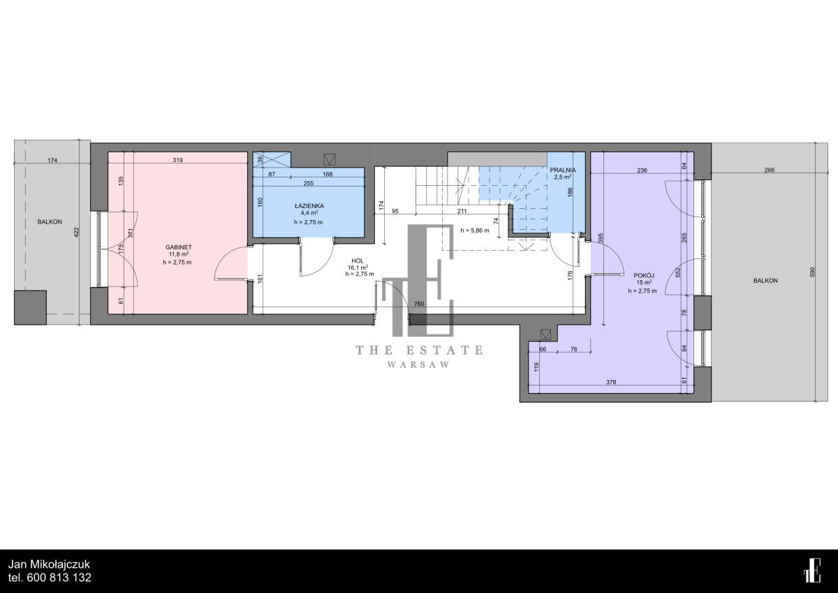 Mieszkanie 4-pokojowe Warszawa Wilanów, al. Rzeczypospolitej. Zdjęcie 14