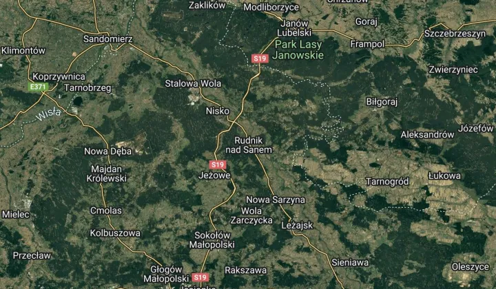 Działka leśna Rudnik nad Sanem Stróża