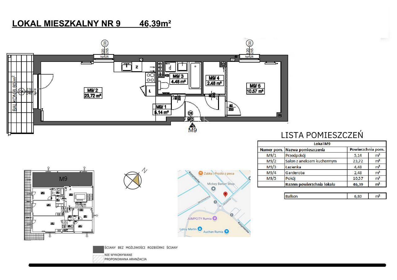 Mieszkanie 2-pokojowe Rumia, ul. Jeziorna. Zdjęcie 4