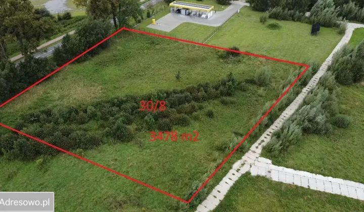 Działka inwestycyjna Pasłęk