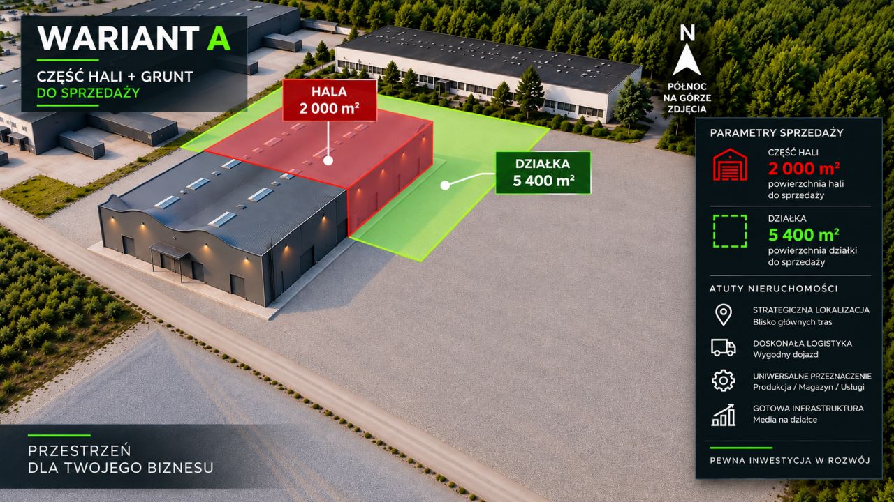 Hala/magazyn Tarnów Piaskówka, ul. Kryształowa. Zdjęcie 5