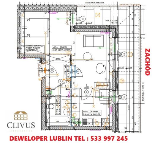 Mieszkanie 2-pokojowe Lublin Śródmieście. Zdjęcie 1