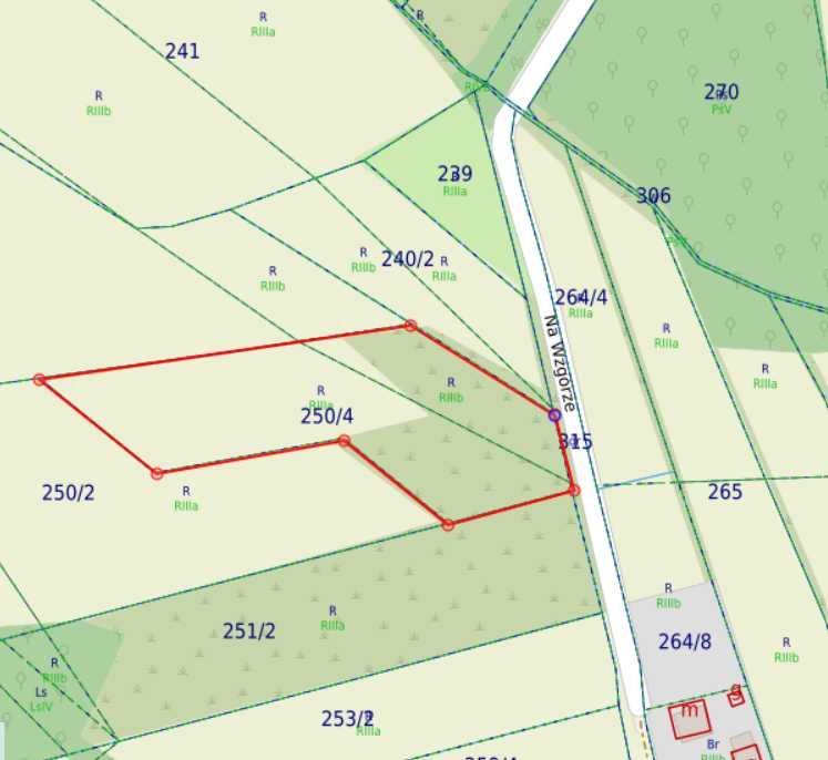 Działka rolno-budowlana Zdzięsławice, ul. Na Wzgórze. Zdjęcie 3