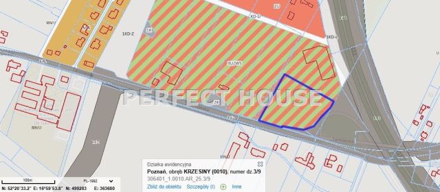 Działka inwestycyjna Poznań Krzesiny. Zdjęcie 5
