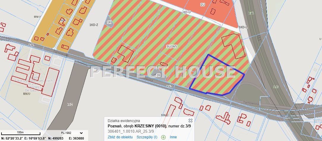 Działka inwestycyjna Poznań Krzesiny. Zdjęcie 5