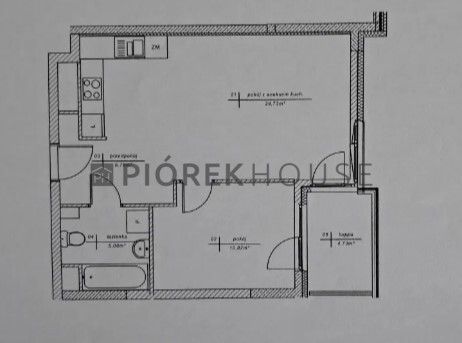 Mieszkanie 2-pokojowe Warszawa Ursynów, ul. Kłobucka. Zdjęcie 13