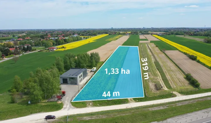 Działka inwestycyjna Konopnica