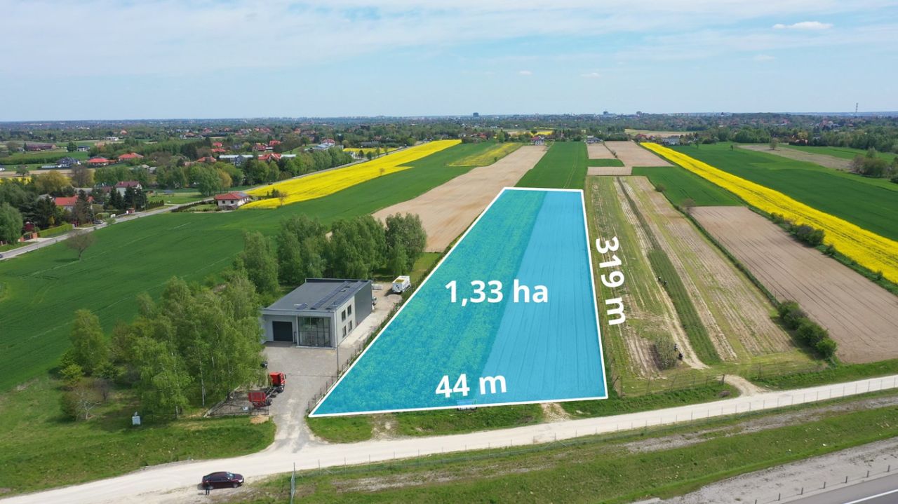 Działka inwestycyjna Konopnica