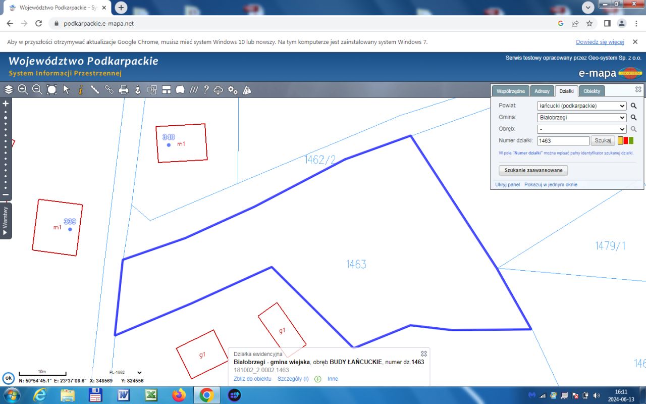 Działka budowlana Budy Łańcuckie Pasieka. Zdjęcie 2