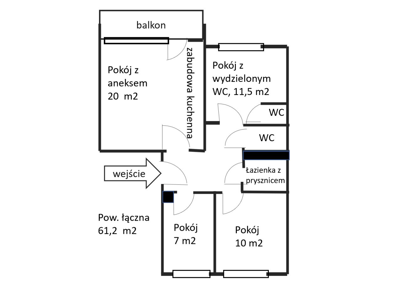 Mieszkanie 4-pokojowe Warszawa Wola, ul. Góralska. Zdjęcie 12