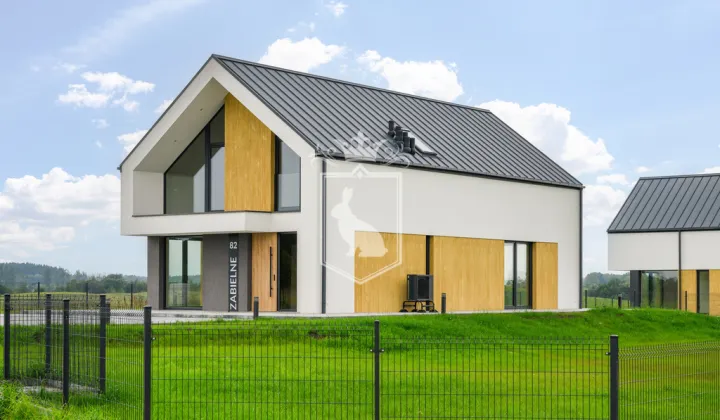 dom wolnostojący, 5 pokoi Zabielne