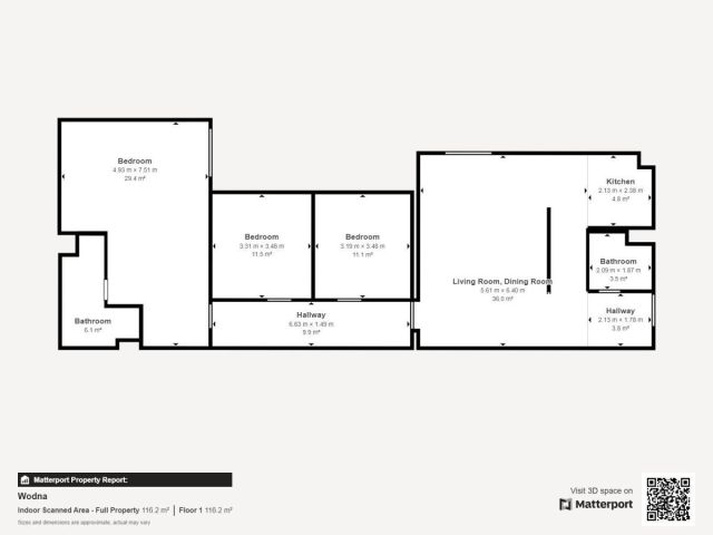 Mieszkanie 4-pokojowe Łódź Widzew, ul. Wodna. Zdjęcie 13