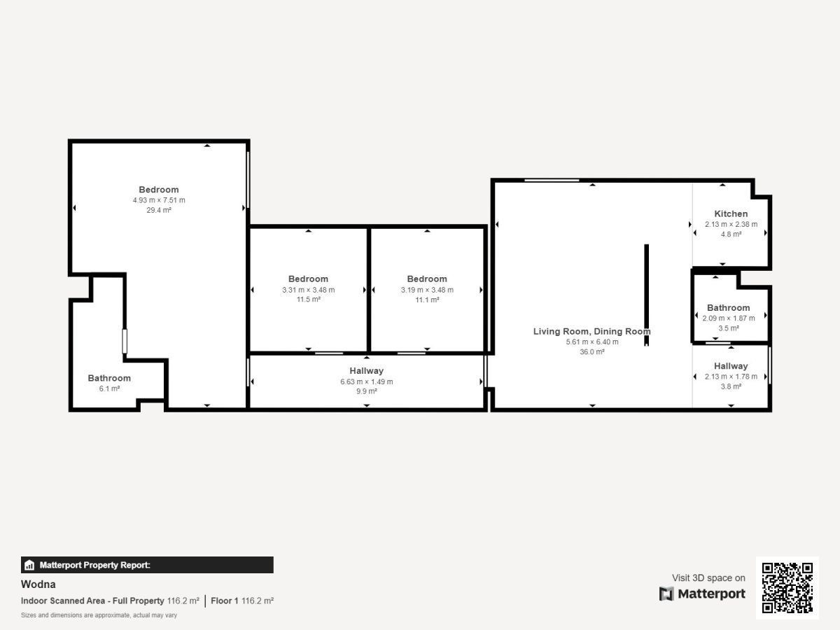 Mieszkanie 4-pokojowe Łódź Widzew, ul. Wodna. Zdjęcie 13