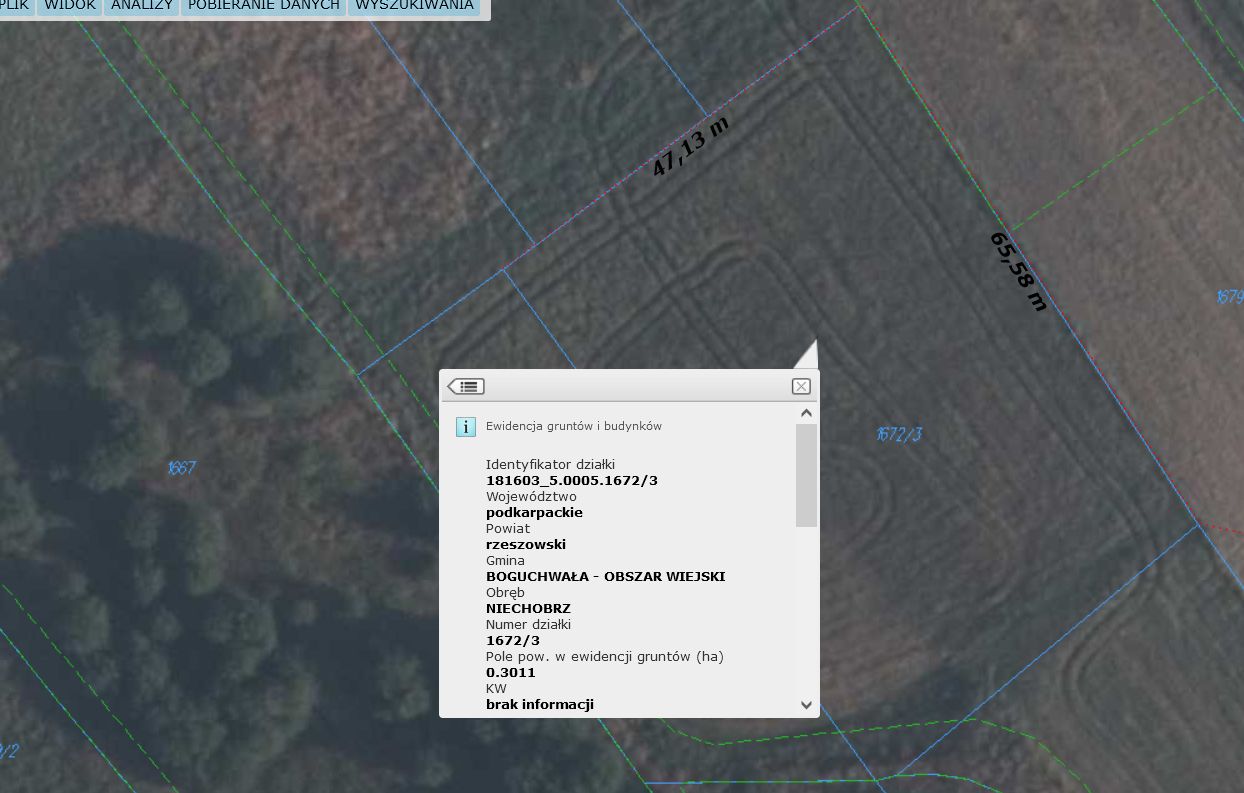 Działka rolna Niechobrz. Zdjęcie 7