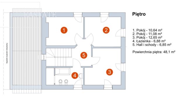 bliźniak, 4 pokoje Grądy, ul. Górna. Zdjęcie 20