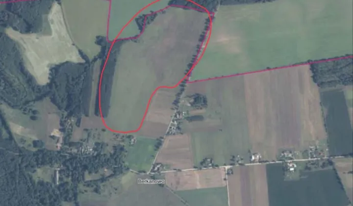Działka rolna Berkanowo