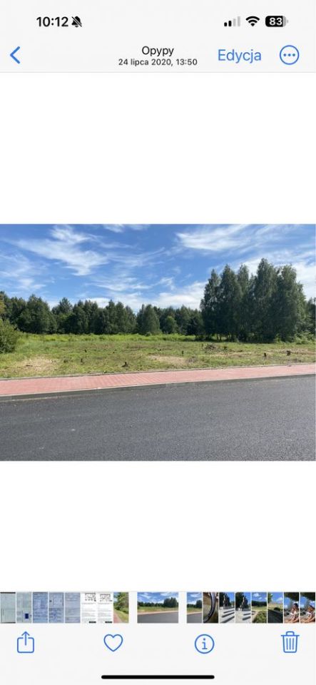 Działka budowlana Opypy, ul. Polnych Kwiatów. Zdjęcie 2