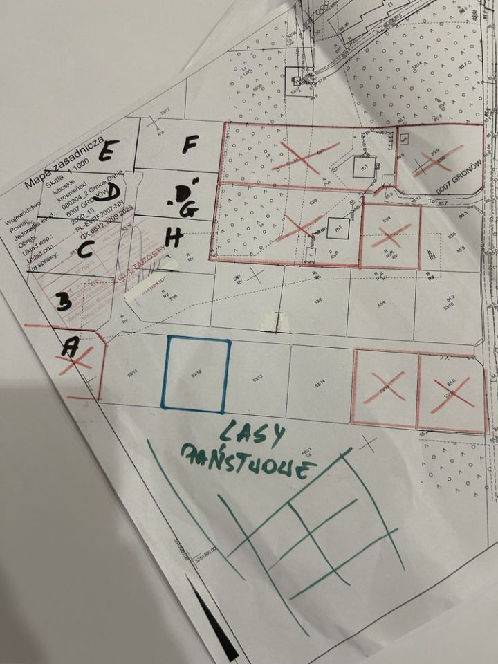 Działka budowlana Gronów. Zdjęcie 8