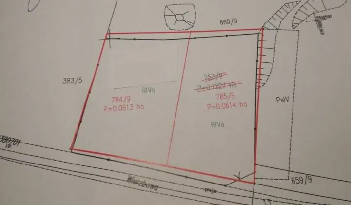 Działka budowlana Mikołów Centrum, ul. Wierzbowa