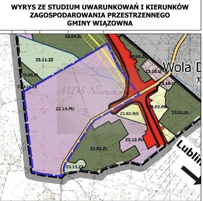 Działka inwestycyjna Wola Ducka, ul. Marii Dąbrowskiej. Zdjęcie 2