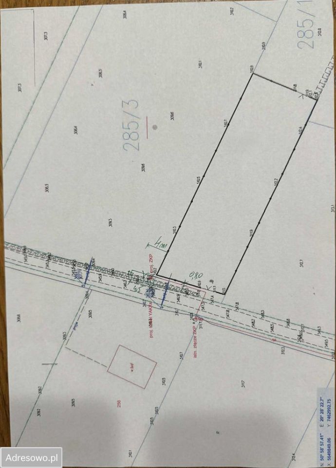 Działka budowlana Cierchy