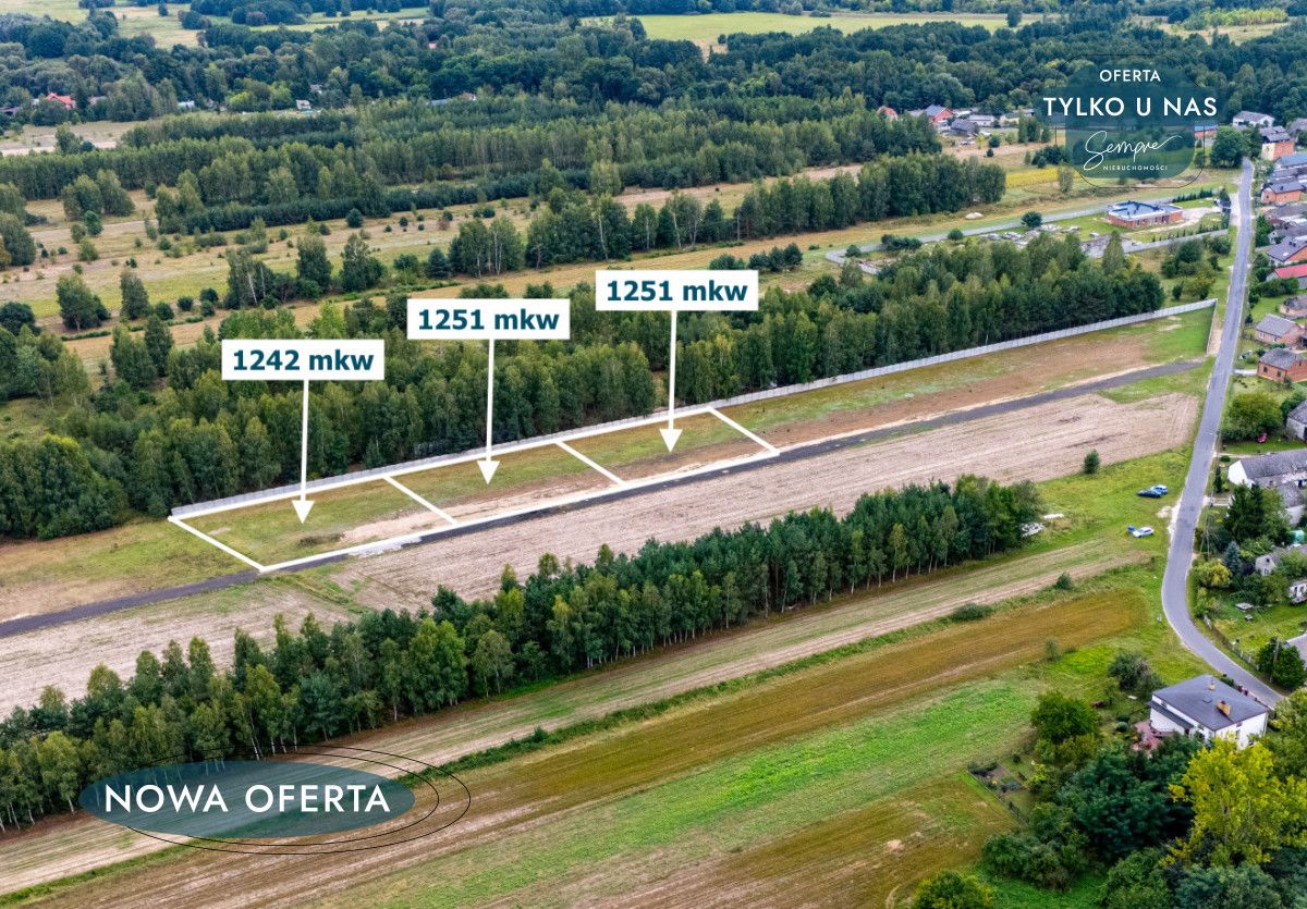 Działka budowlana Rembieszów. Zdjęcie 1