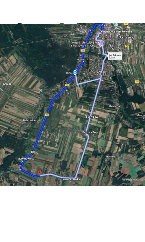 Działka siedliskowa Nowe Rowiska