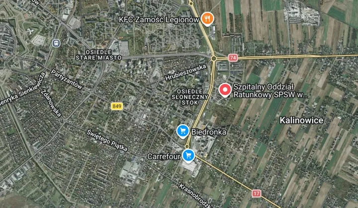 Mieszkanie 3-pokojowe Zamość Nowa Osada, ul. Polna