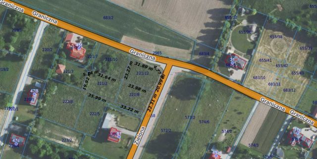 Działka inwestycyjna Krosno, ul. Zielona. Zdjęcie 4