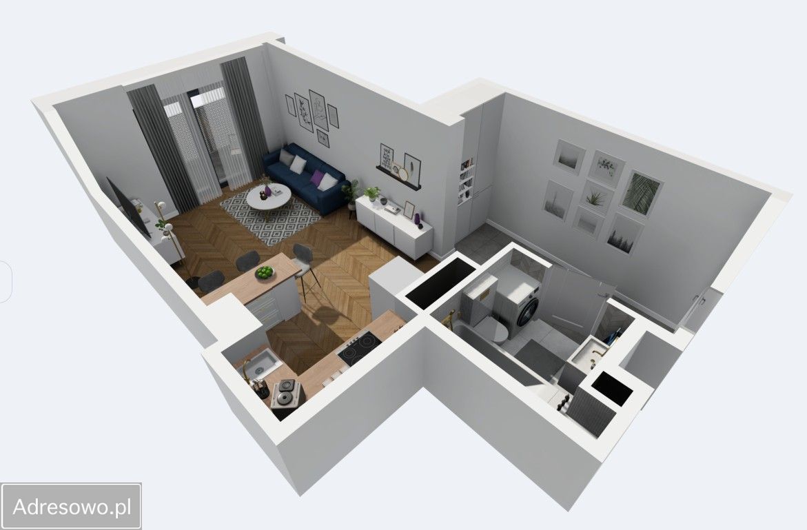 Mieszkanie 1-pokojowe Warszawa Ursus, ul. Posag 7 Panien. Zdjęcie 1