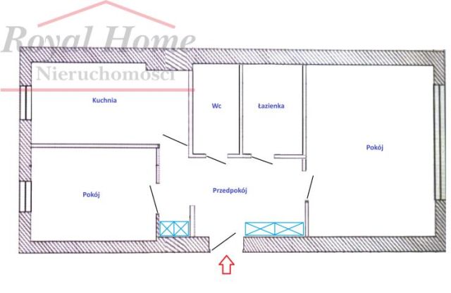 Mieszkanie 2-pokojowe Wrocław Stare Miasto, ul. Pawła Włodkowica. Zdjęcie 13