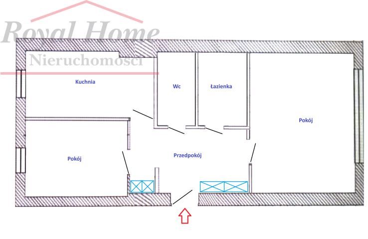 Mieszkanie 2-pokojowe Wrocław Stare Miasto, ul. Pawła Włodkowica. Zdjęcie 13