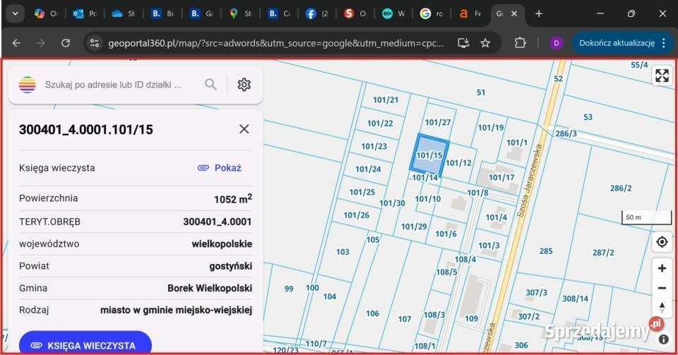Działka budowlana Borek Wielkopolski. Zdjęcie 3