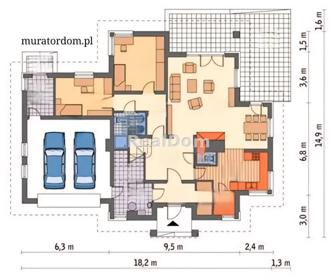 dom wolnostojący, 6 pokoi Tomaszowice. Zdjęcie 11