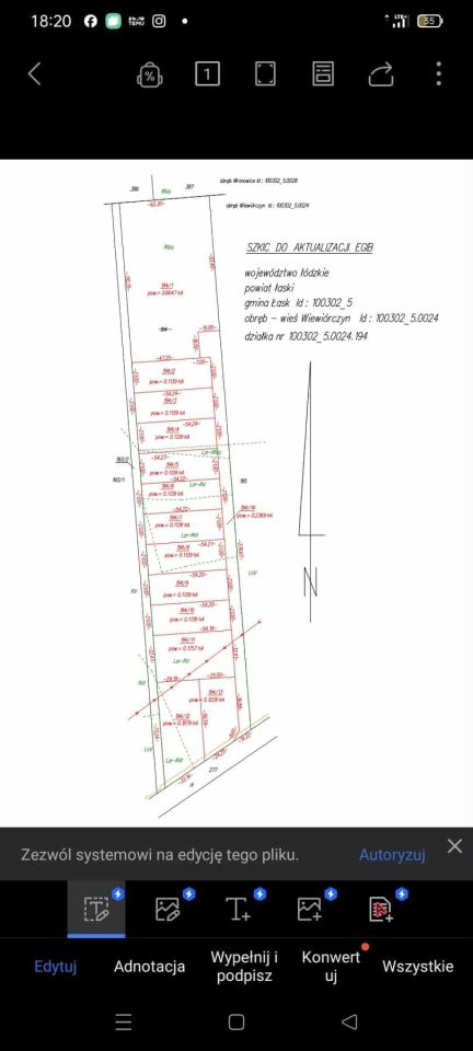 Działka budowlana Wiewiórczyn, ul. Józefa Hallera