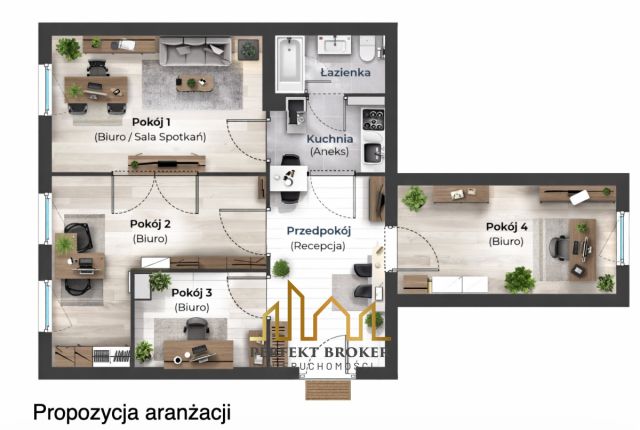 Mieszkanie 3-pokojowe Lublin Śródmieście, ul. 3 Maja. Zdjęcie 3