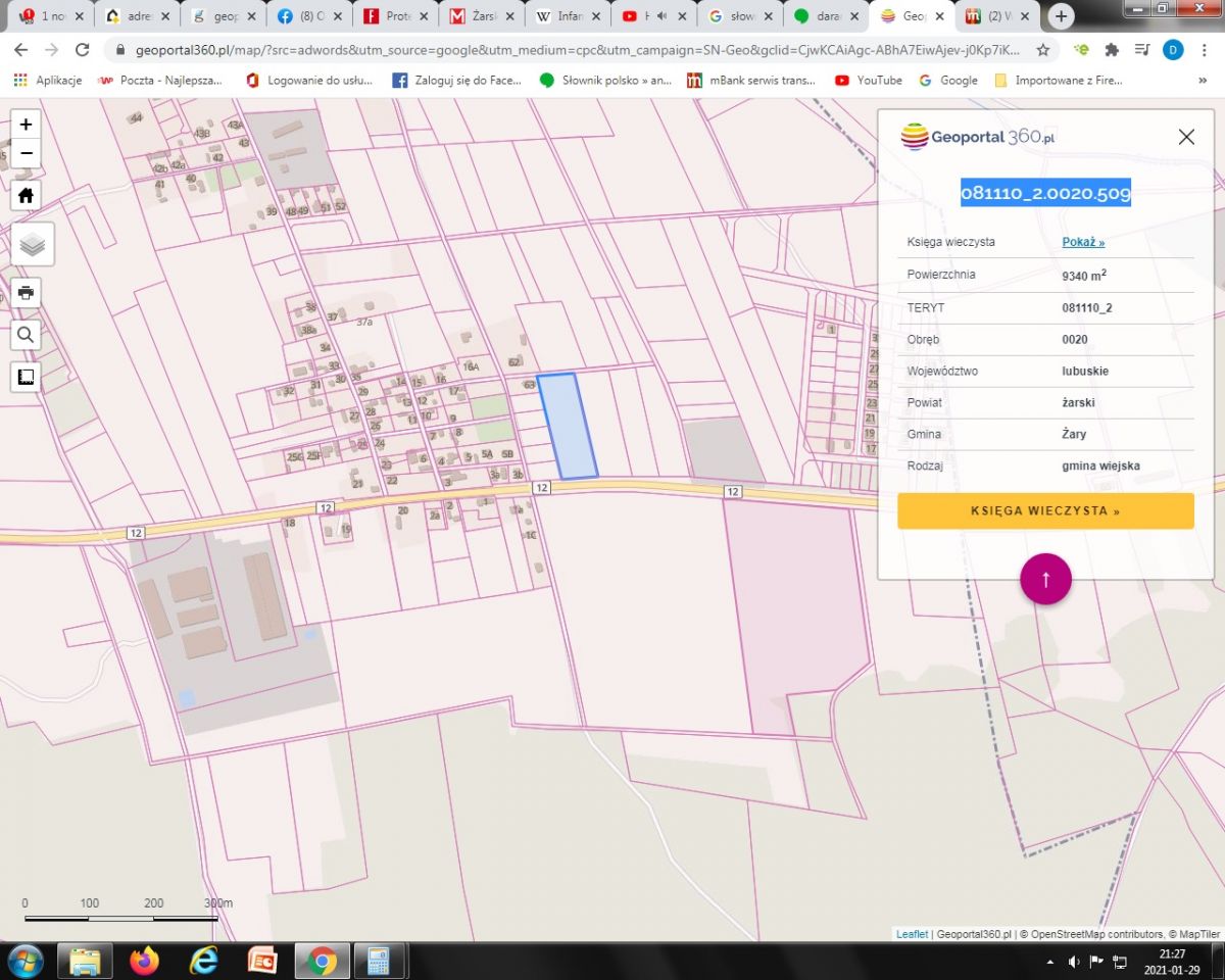 Działka inwestycyjna Sieniawa Żarska, ul. Kolonia. Zdjęcie 5