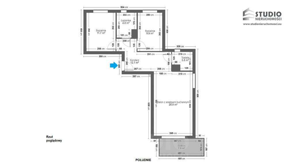 Mieszkanie 3-pokojowe Kraków Borek Fałęcki, ul. Turonia. Zdjęcie 25