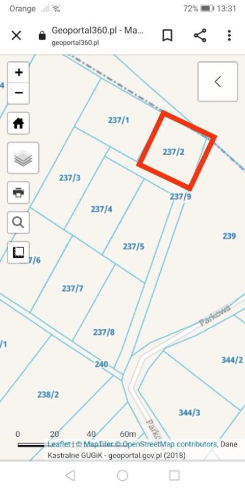 Działka budowlana Grabów nad Pilicą, ul. Parkowa. Zdjęcie 2