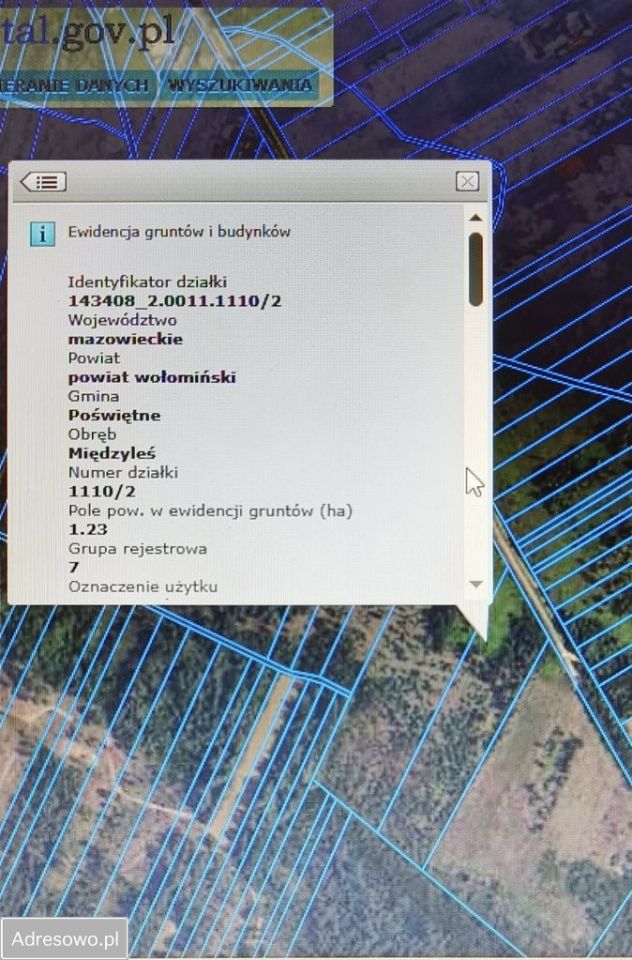 Działka rolna Międzyleś. Zdjęcie 3