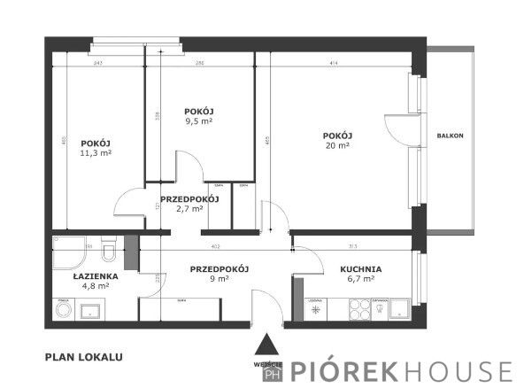 Mieszkanie 3-pokojowe Warszawa Mokotów, ul. Kaspijska. Zdjęcie 19